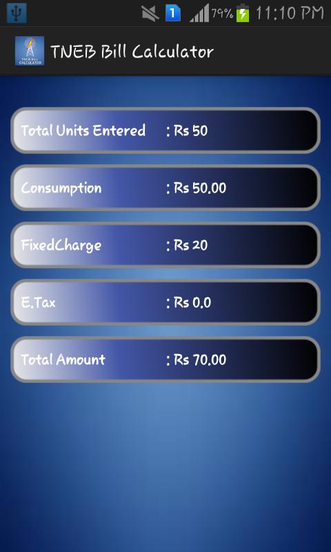 TNEB Bill Calculator