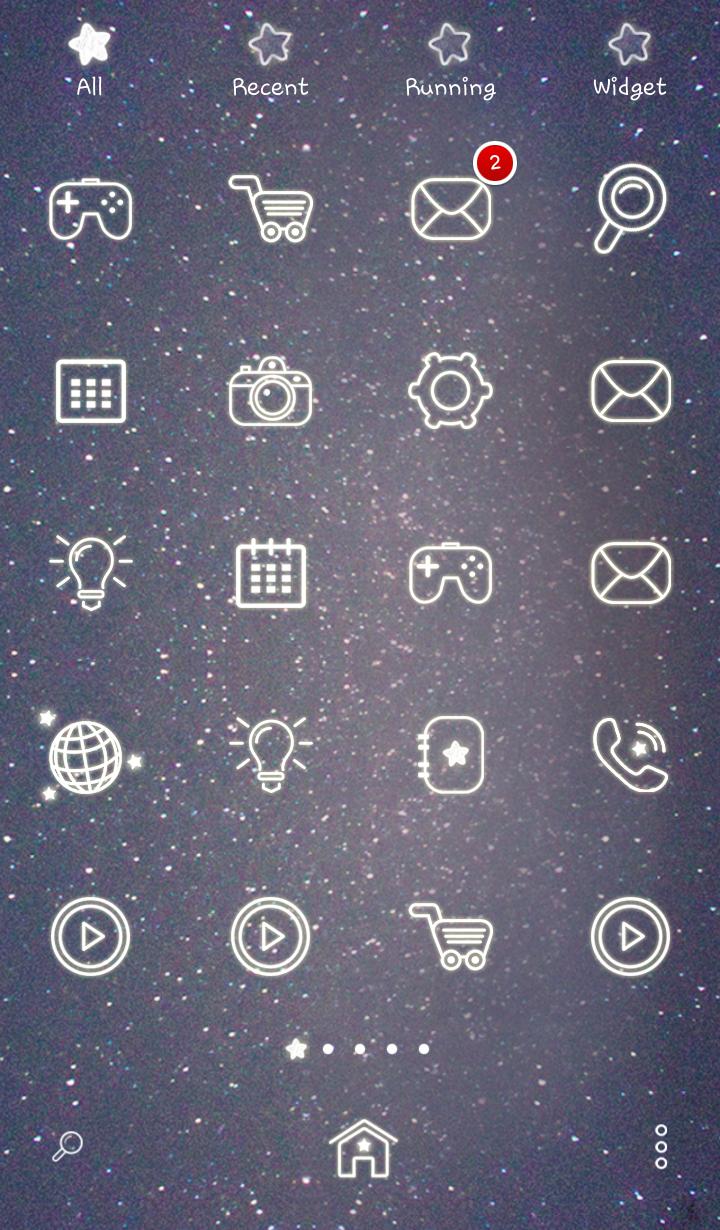 twinkle star dodol theme