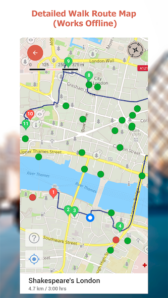 Hanoi Map and Walks
