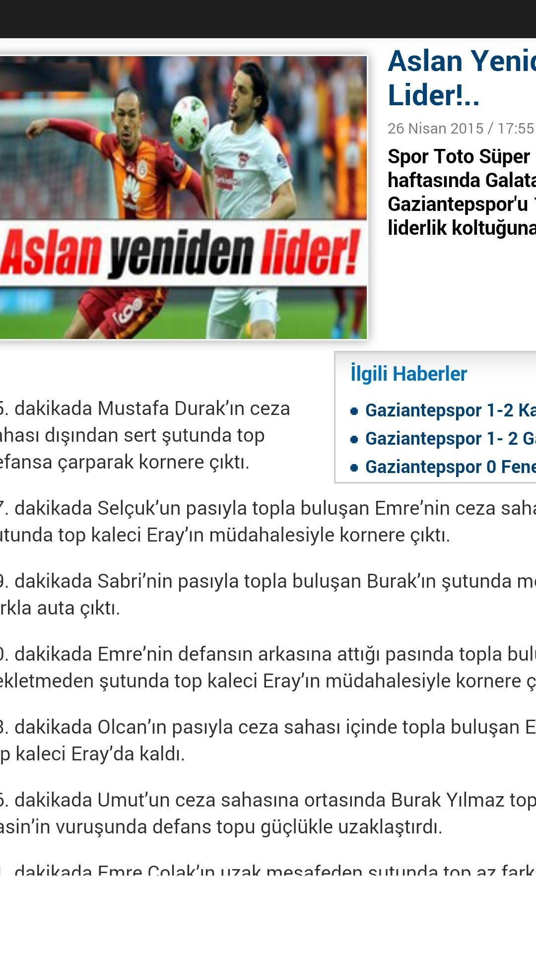 Galatasaray Haberleri
