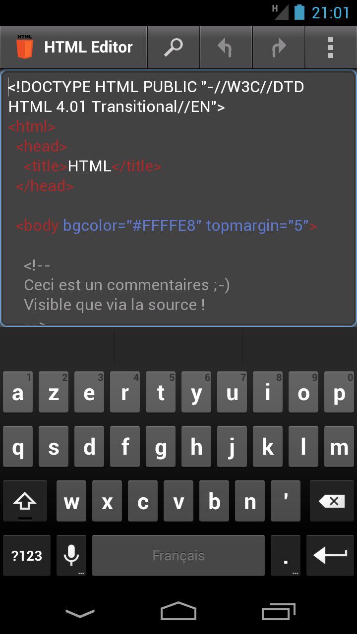 HTML Editor CR