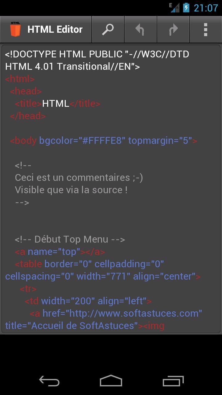 HTML Editor CR