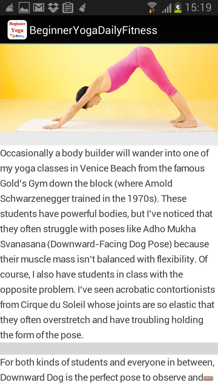 Yoga body toning