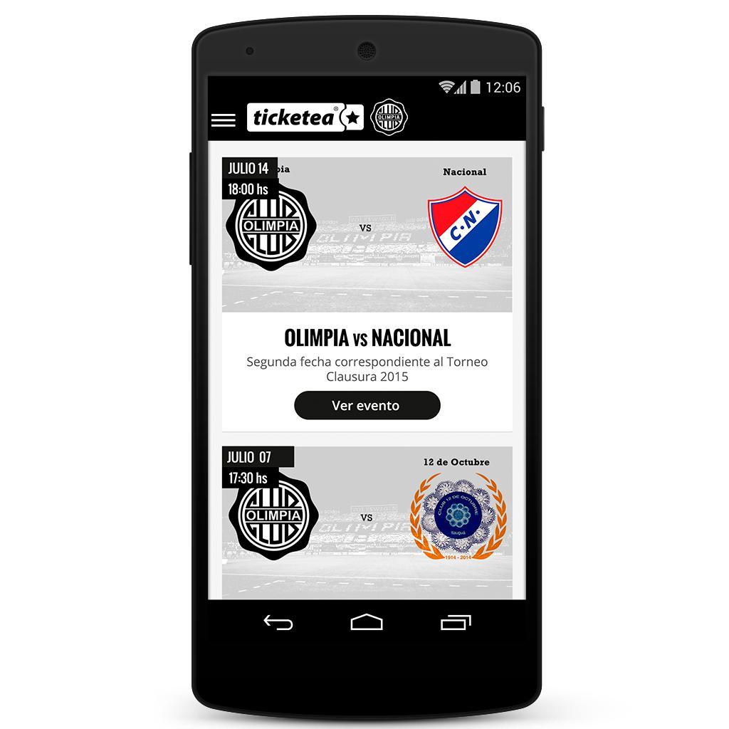 Ticketea Olimpia