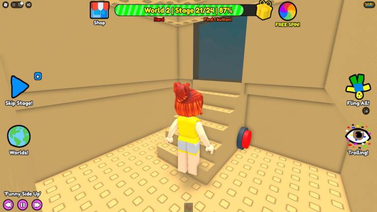 ROBLOX Encontre os botões passo a passo