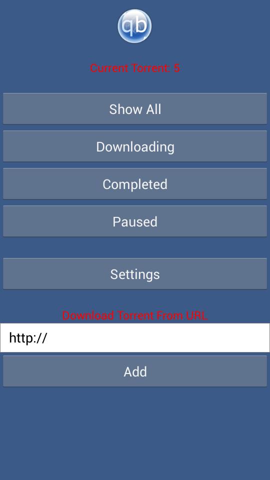 QBittorrent remote
