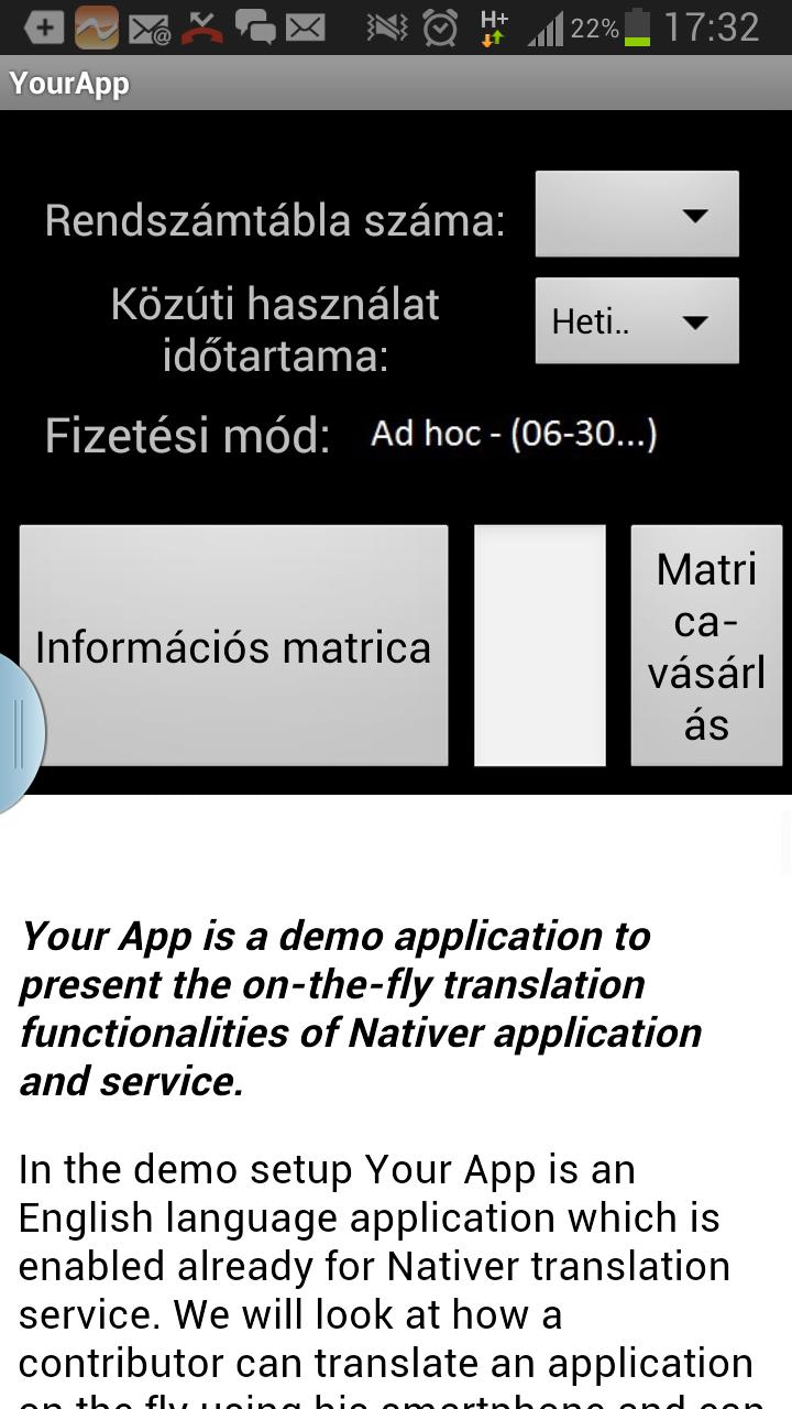 Your App