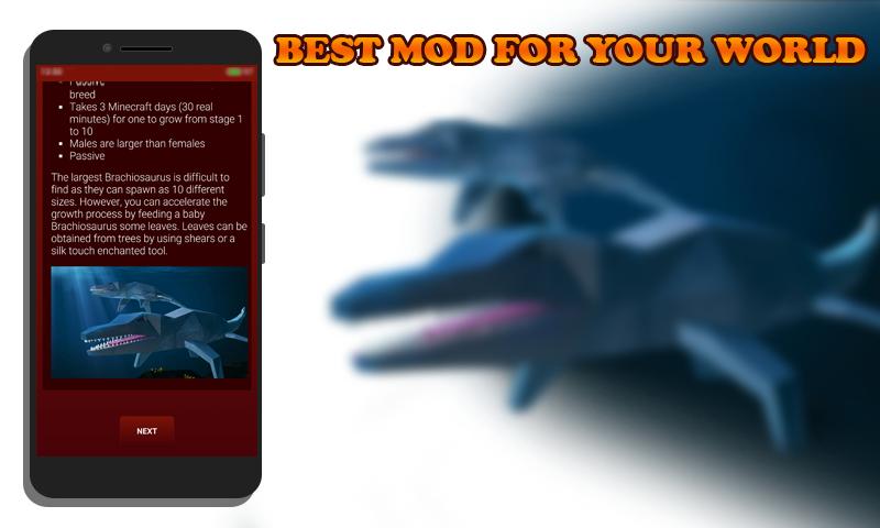 Mod Jurassic for MCPE