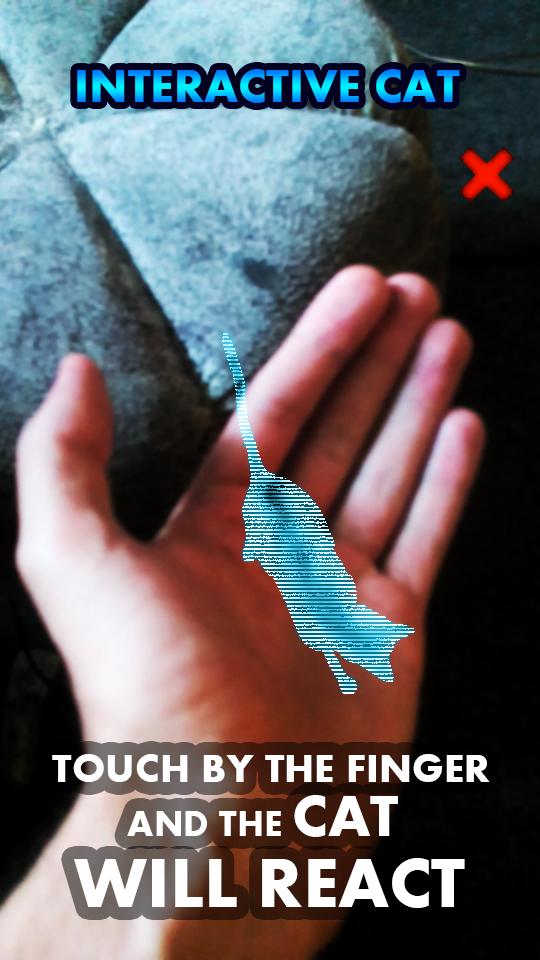 AR Hologram Cat Tom