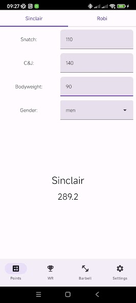 Sinclair calculator