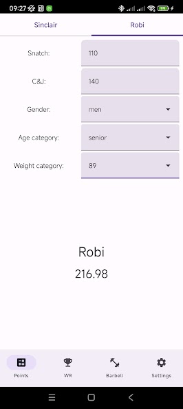 Sinclair calculator