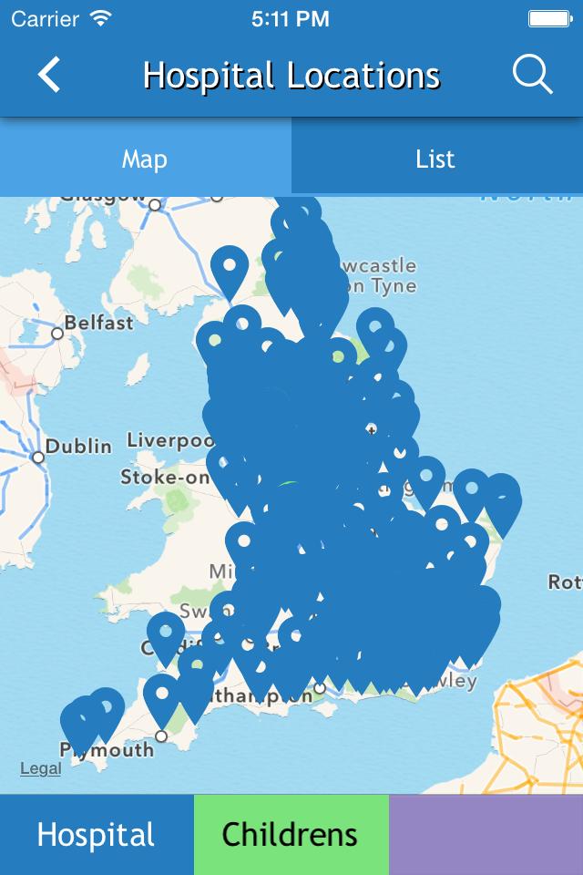 Hospital Map App