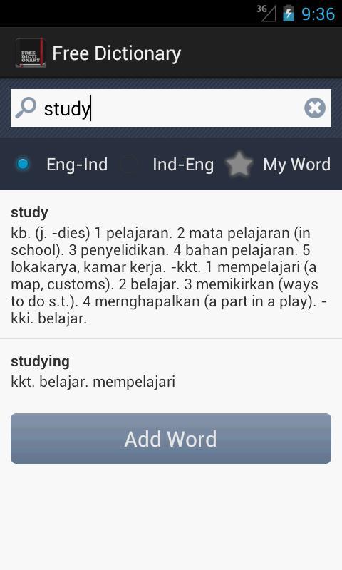 Free Dictionary