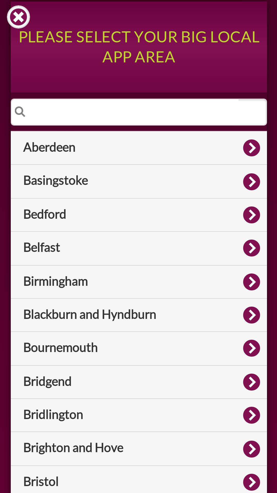 Big Local App
