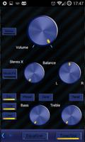 Poweramp Skin Blue Carbon
