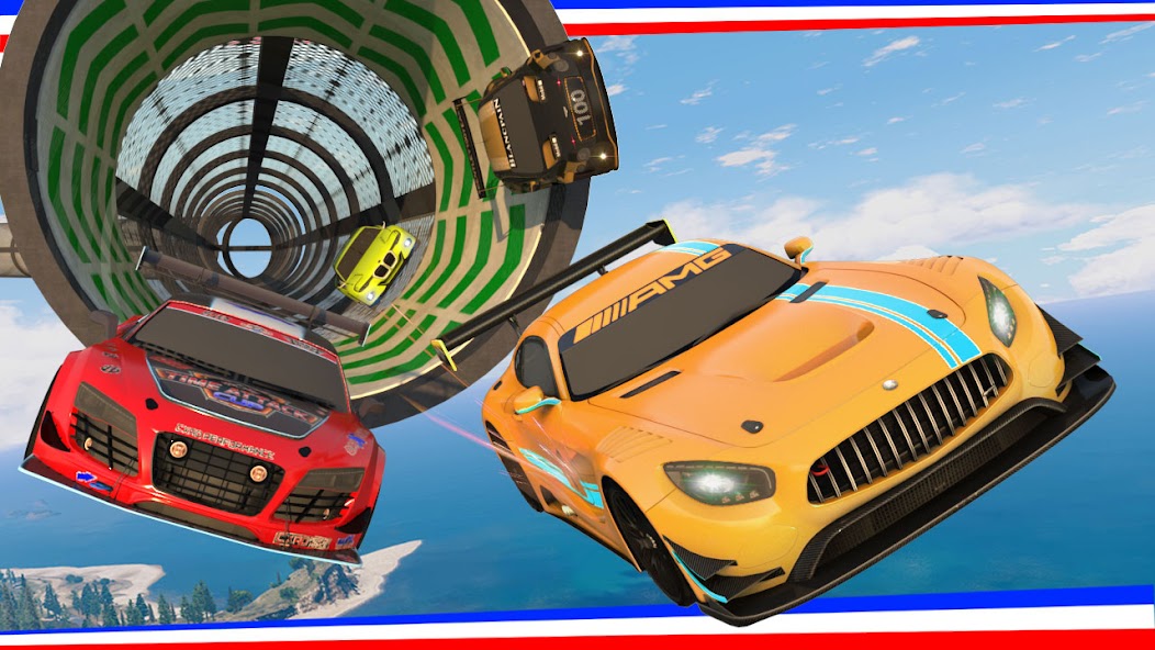 Mega Ramp Car Stunt Offline 3D