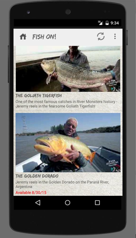 River Monsters Fish On!