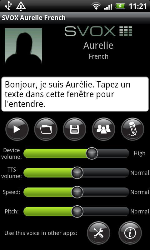 SVOX French Aurelie Trial