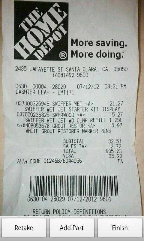 Digital Receipts