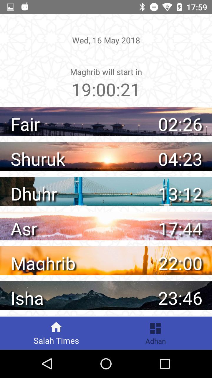 Salah Widget