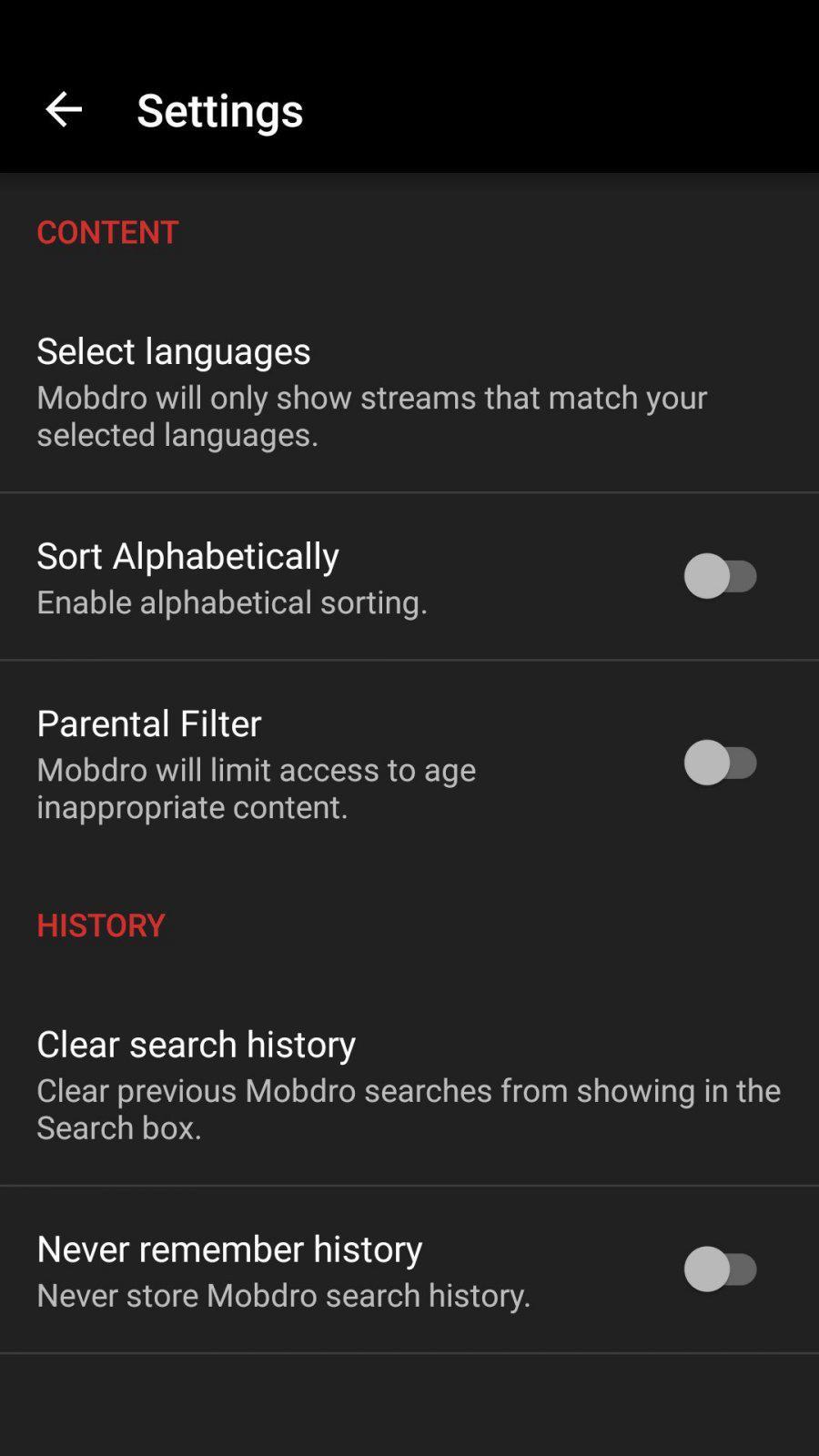 Mobdro TV