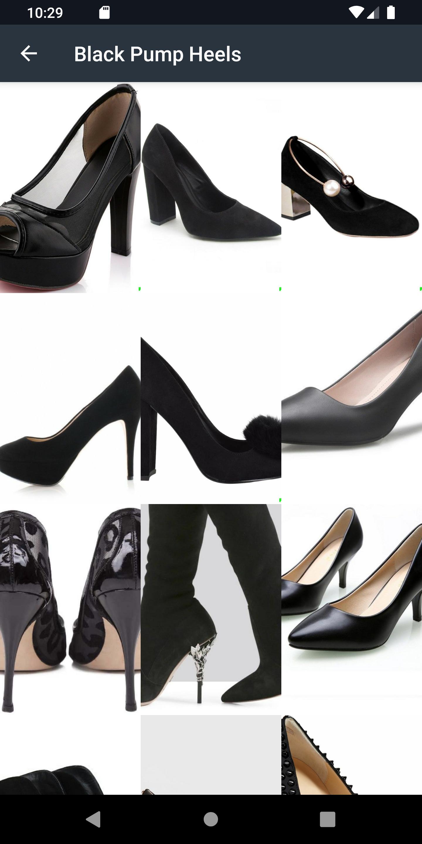 Black Pump Heels