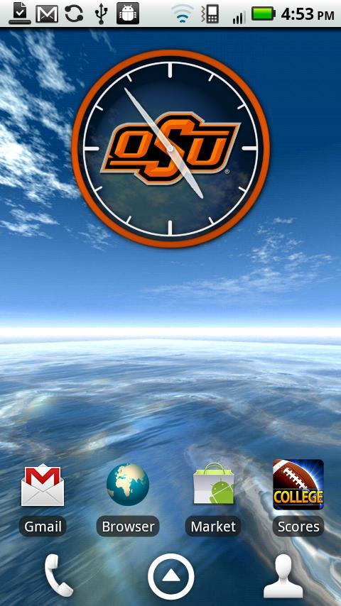 Oklahoma State Live Clock