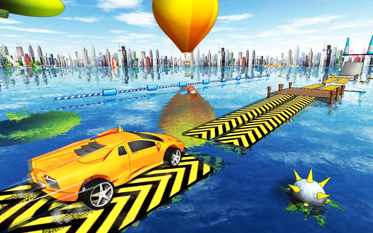 Water Car Stunt