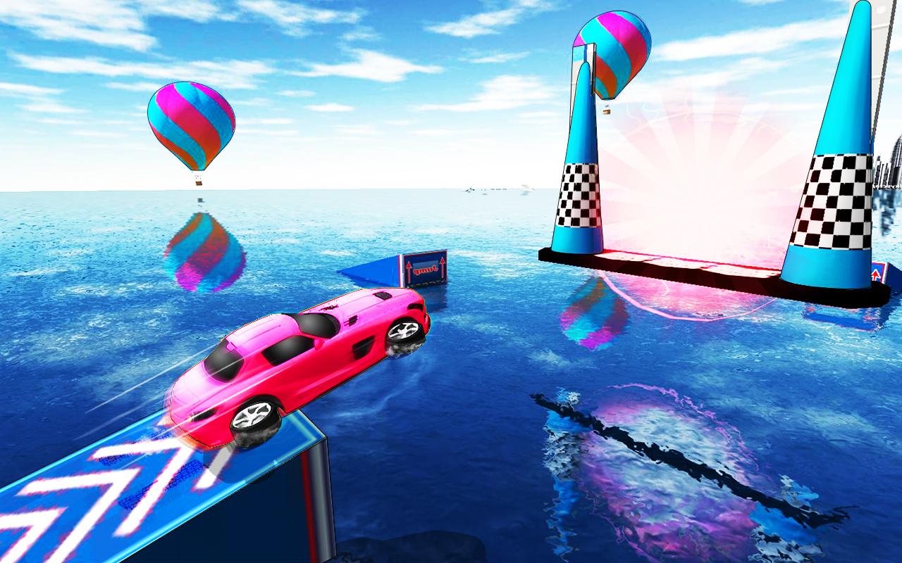 Water Car Stunt