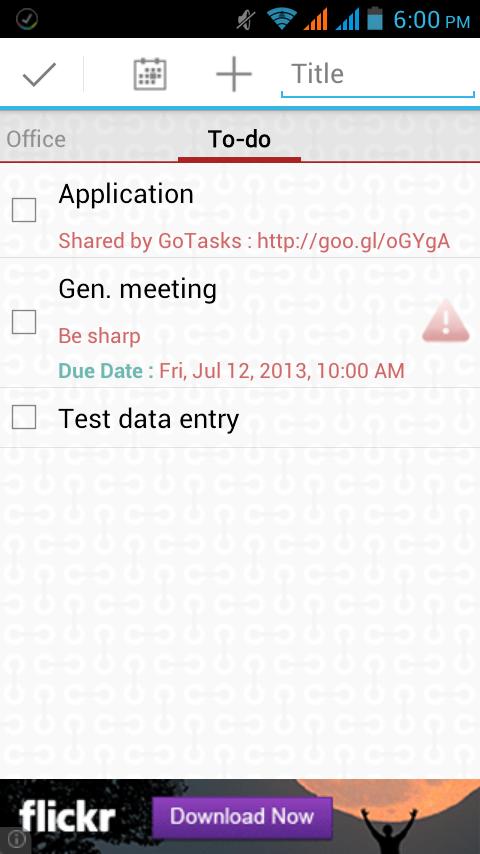 GoTasks