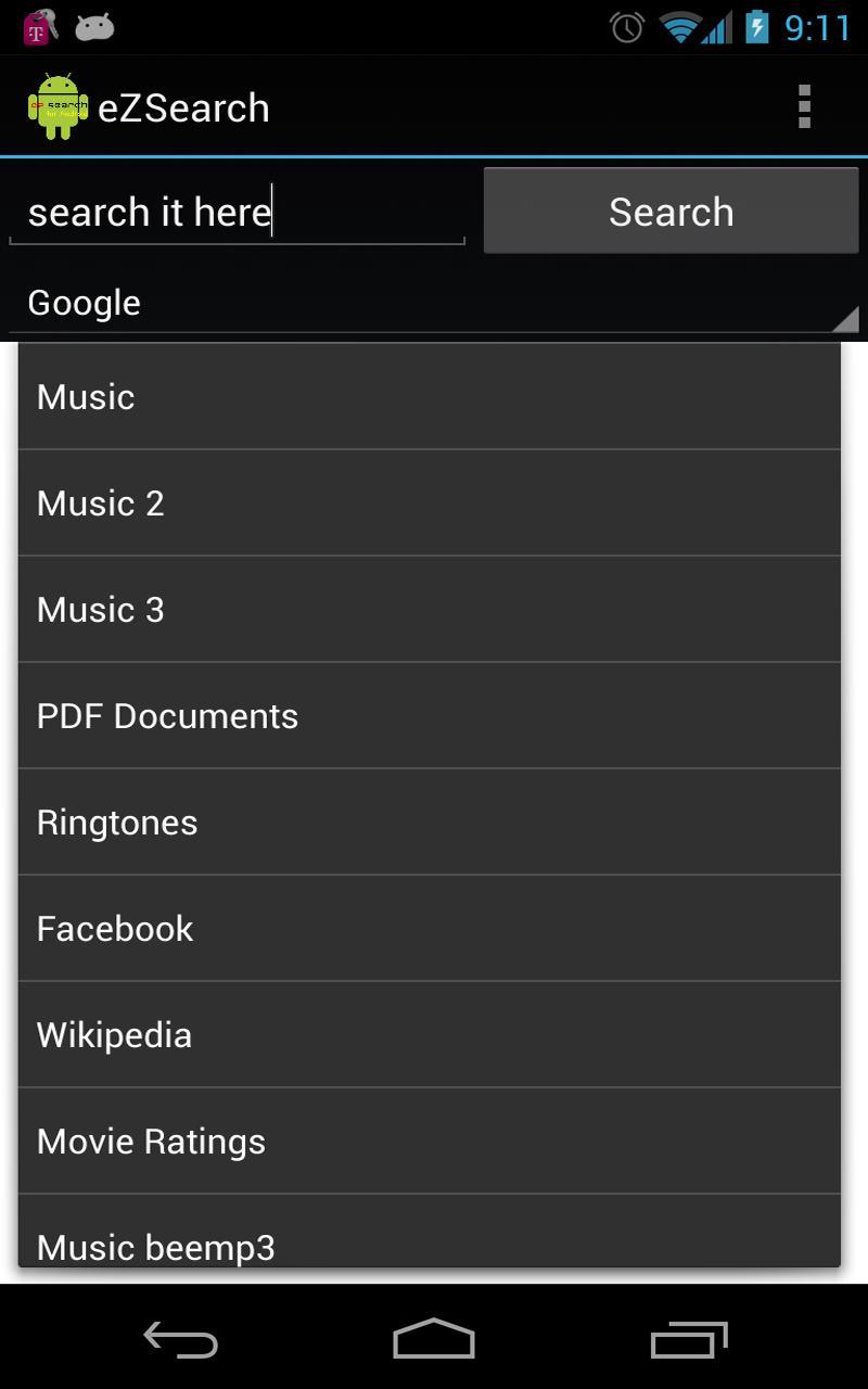eZSearch