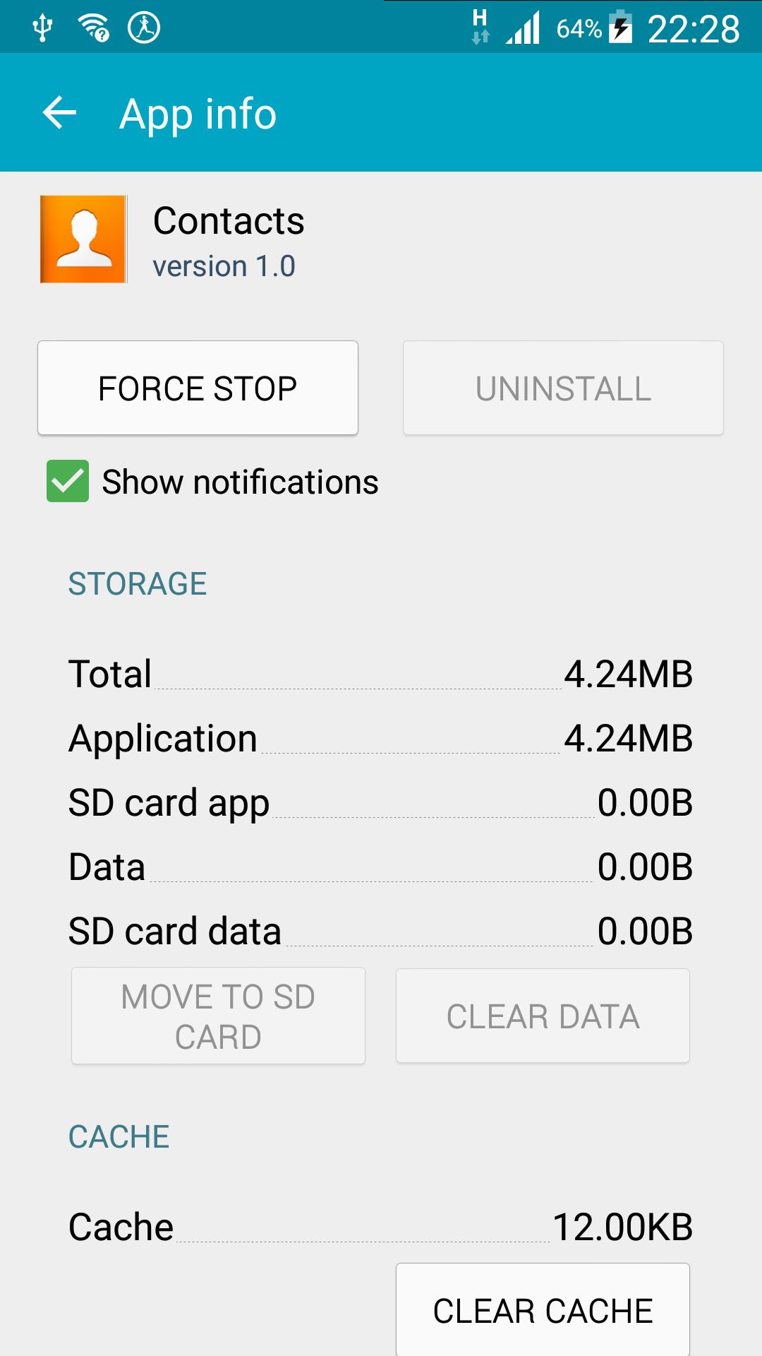 Contacts Shortcut
