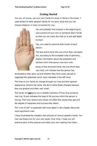 Palm Reading Simplified Pv