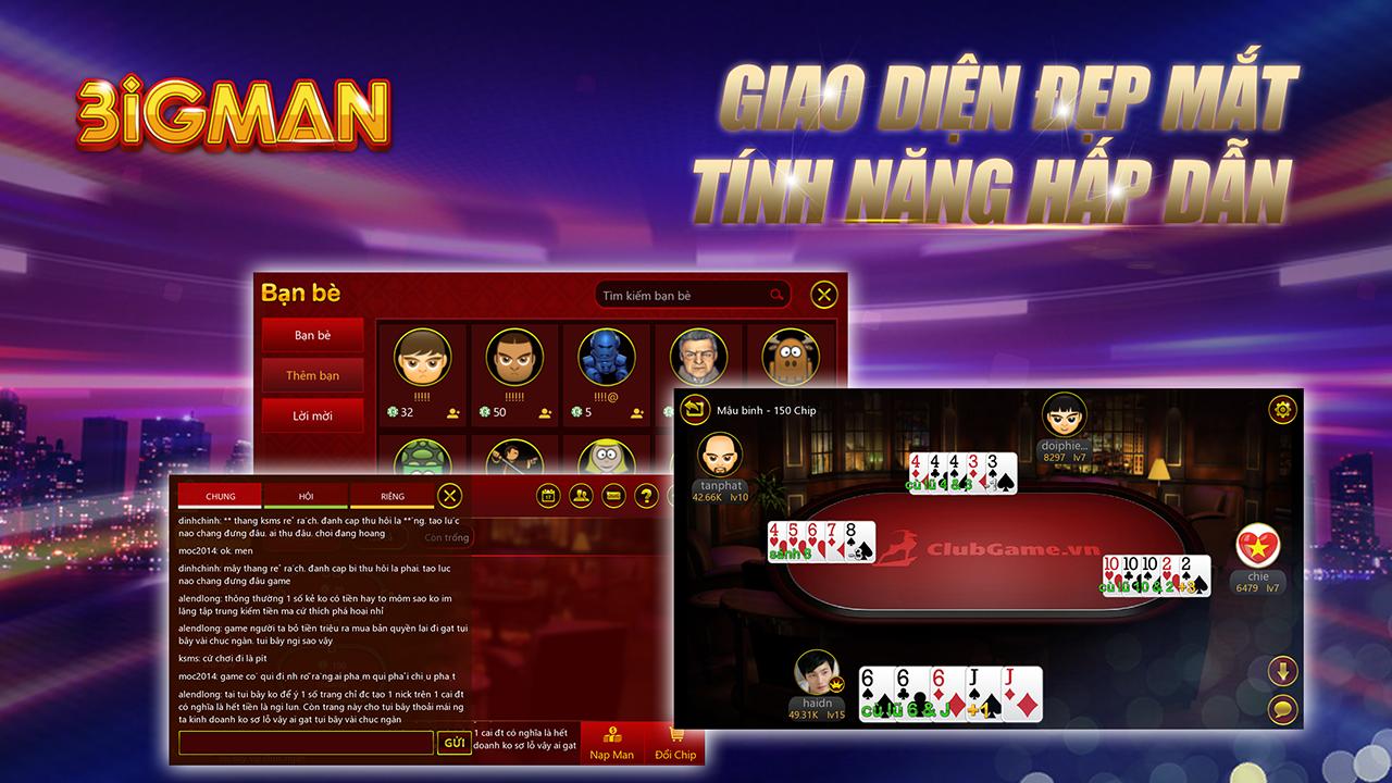 Game Bai Doi Thuong - Big Man