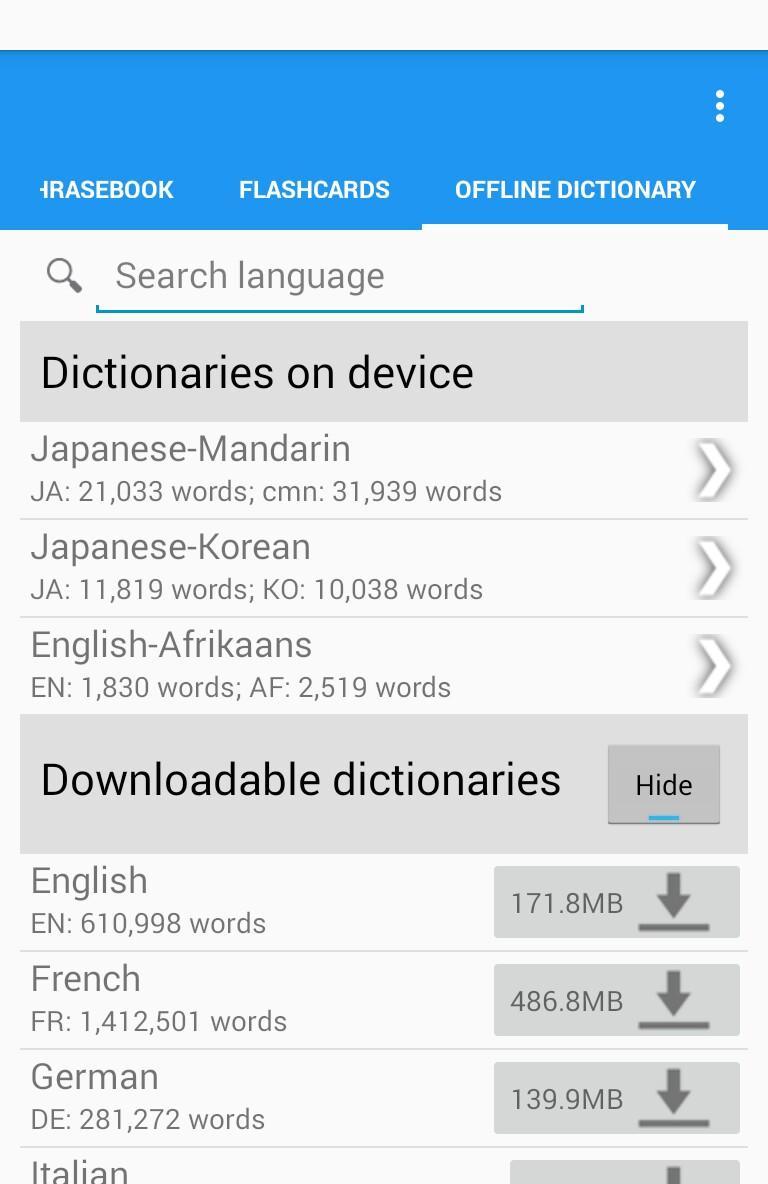 Translate Italian with Talking