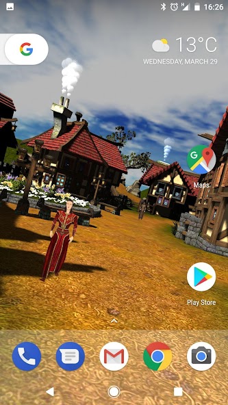 Cartoon Village Wallpaper Lite