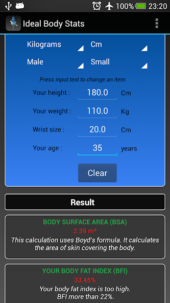Ideal Weight BMI Adult & Child