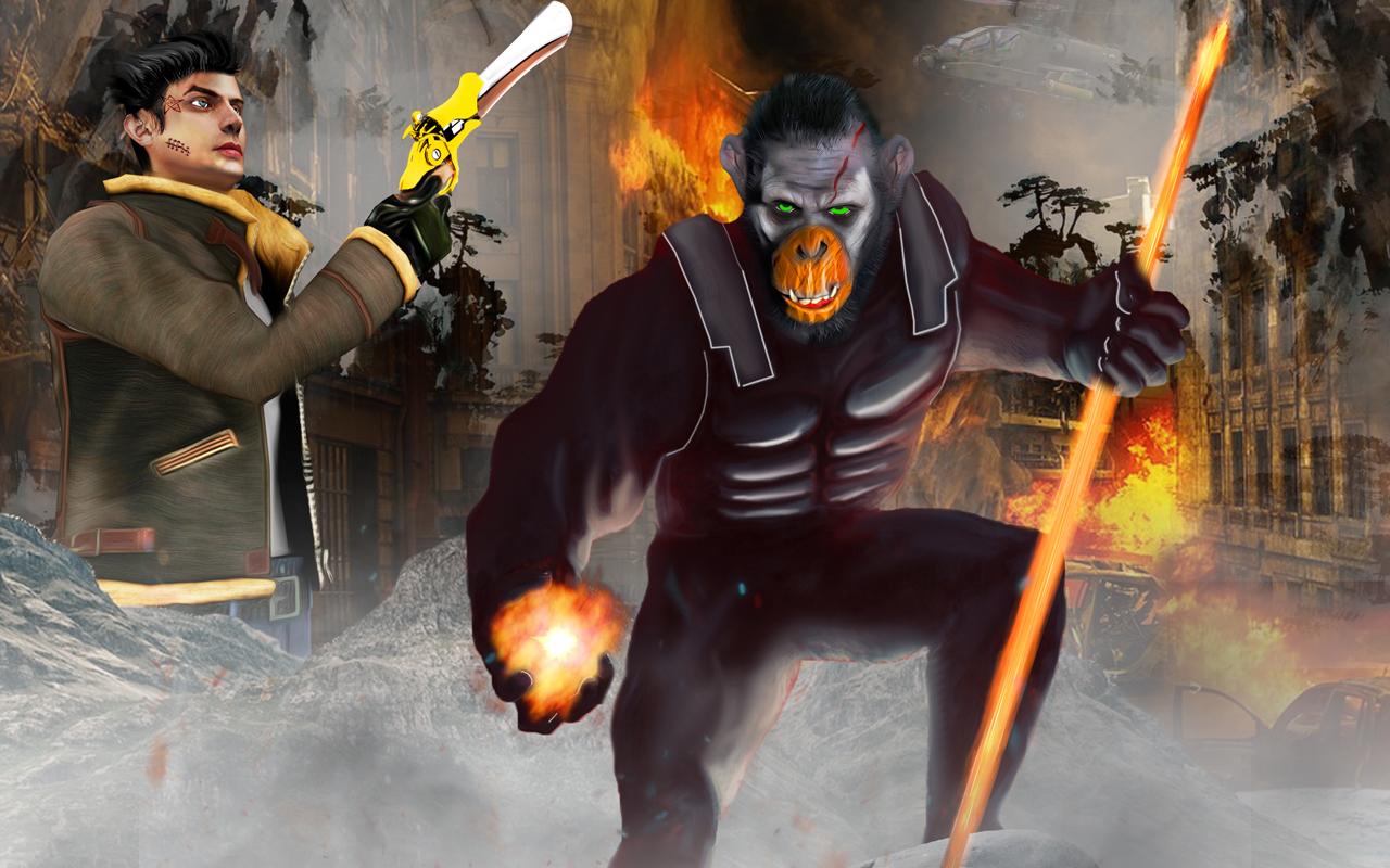 Apes War Gun Shooting Games