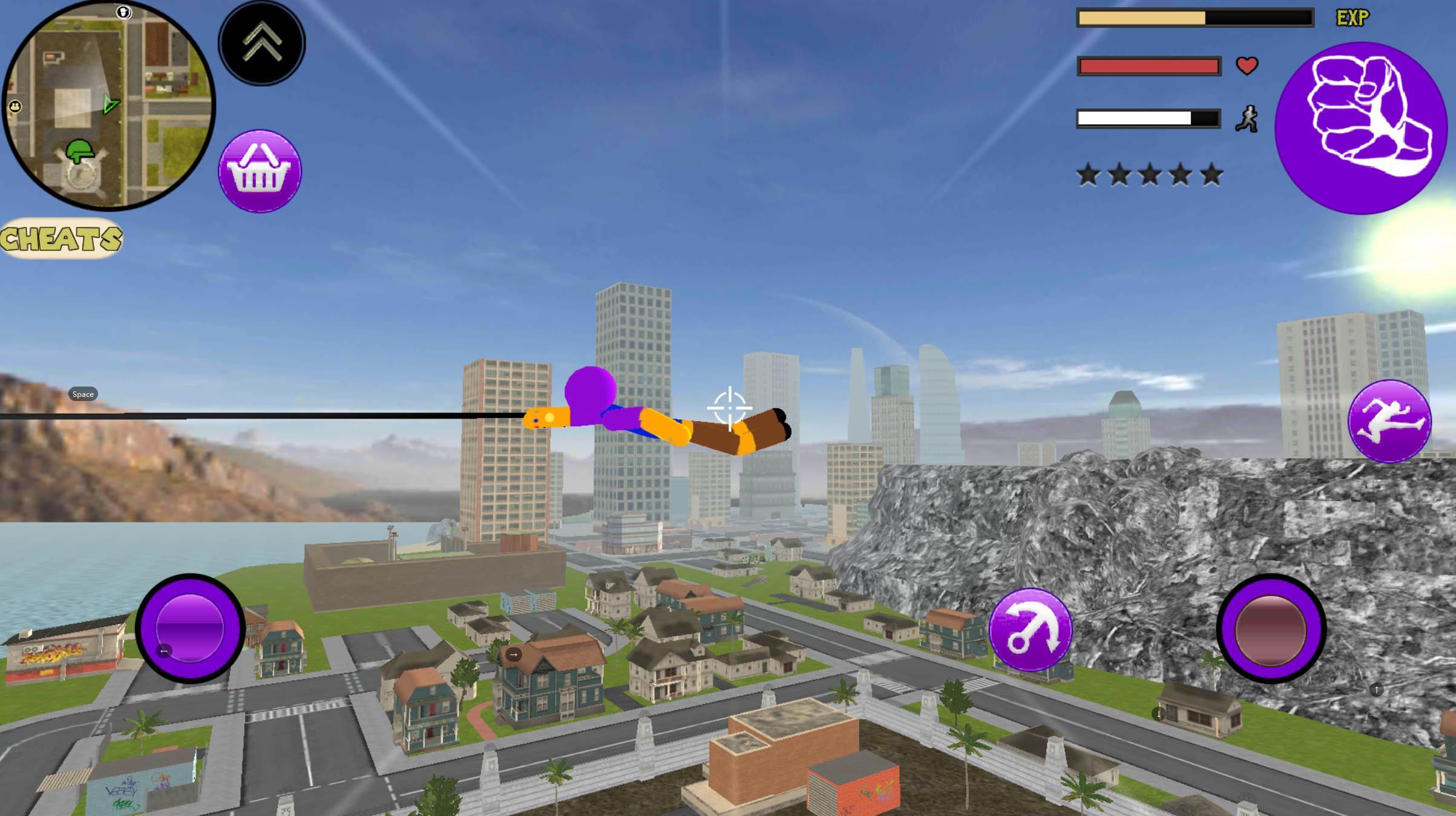 Thanos Stickman Rope Hero Infinity Batte War