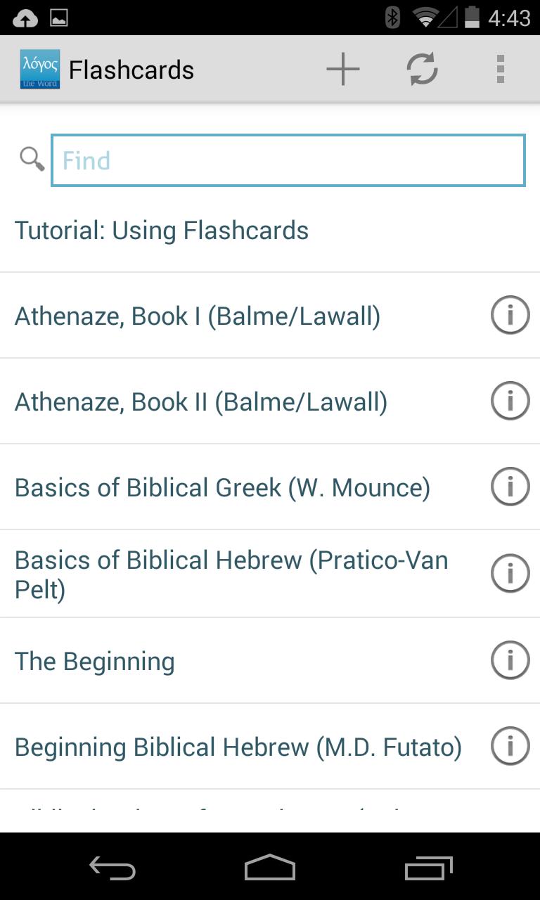 Flashcards for Greek & Hebrew