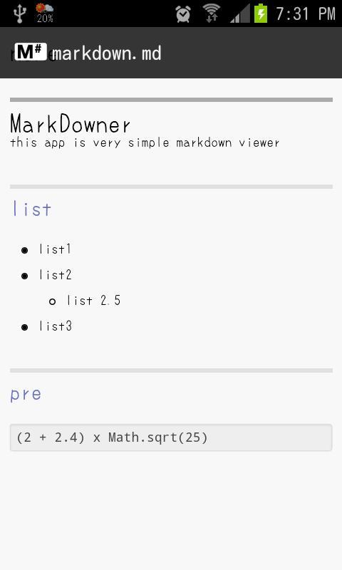 MarkDowner