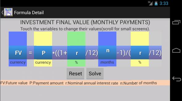 Finance Formulas