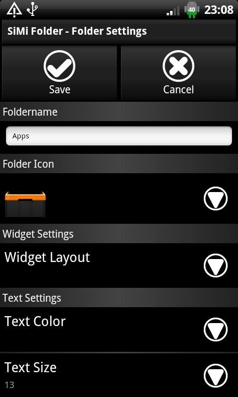 SiMi Folder Widget