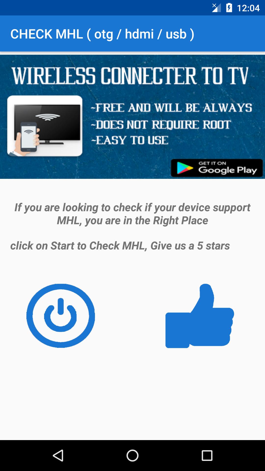 CHECK MHL ( Otg / Hdmi / Usb )