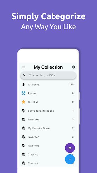 Book Organizer for Readers