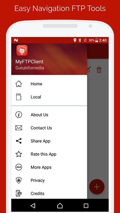 My FTP Client - FTP Server Manager