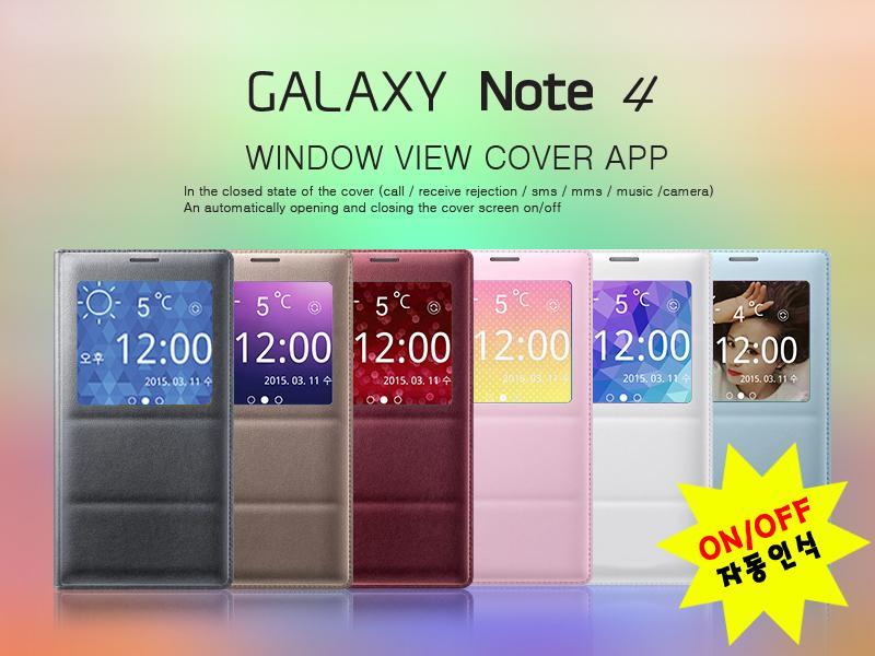 Window View Cover for NOTE4