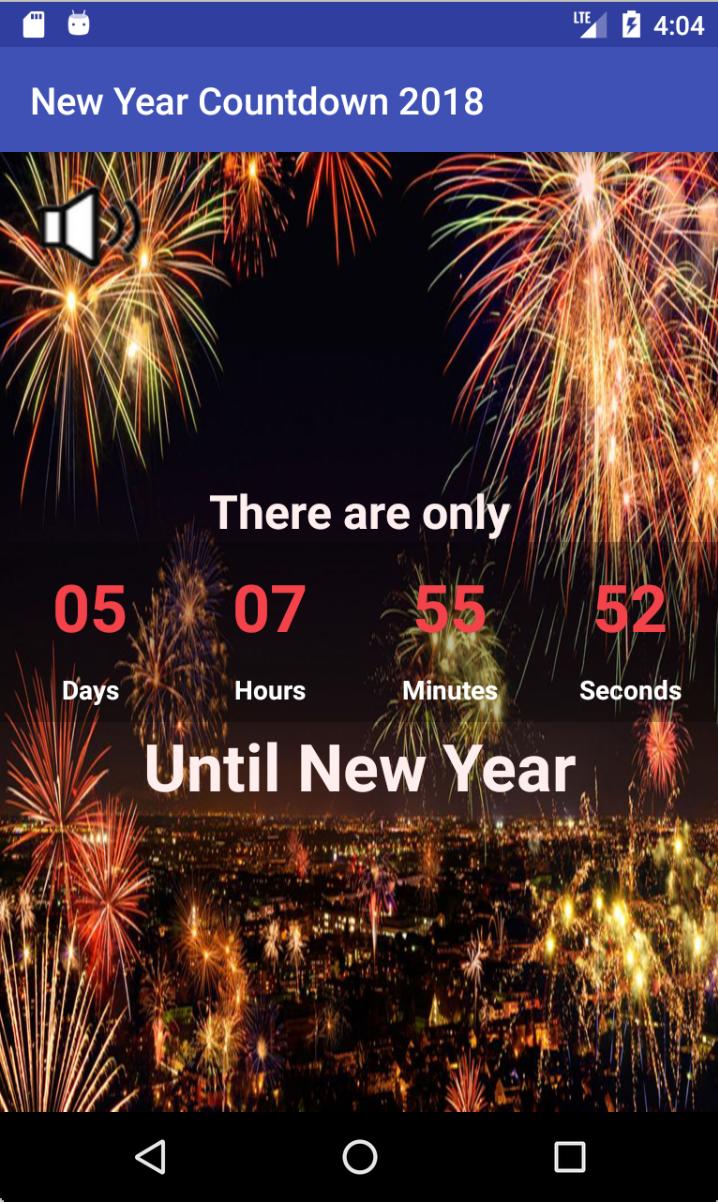New Year Countdown 2018