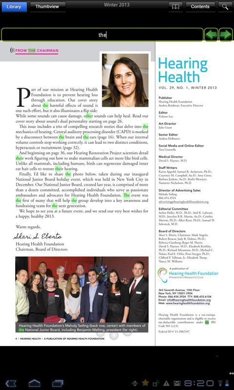 Hearing Health Magazine