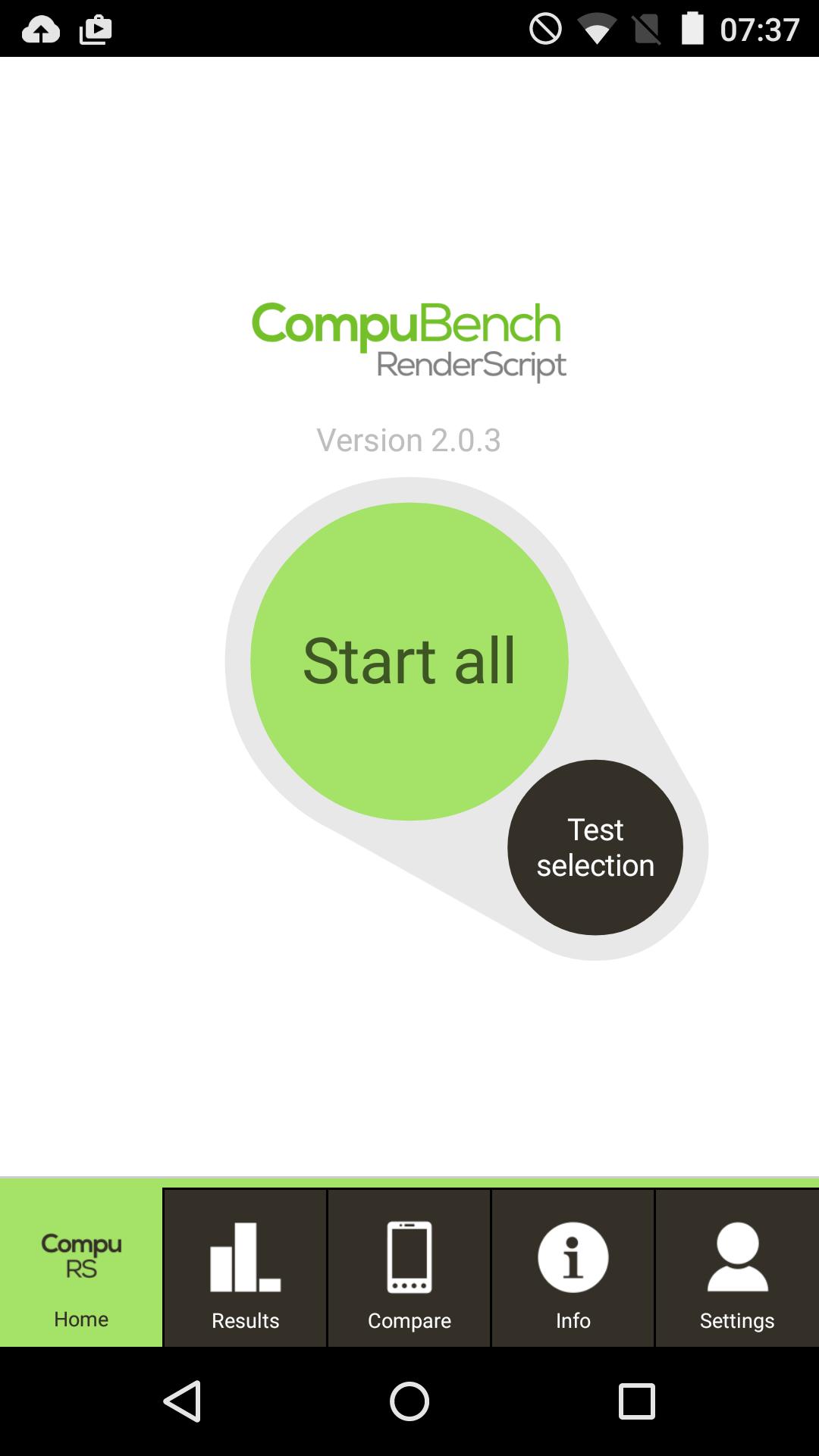 CompuBench RS Benchmark